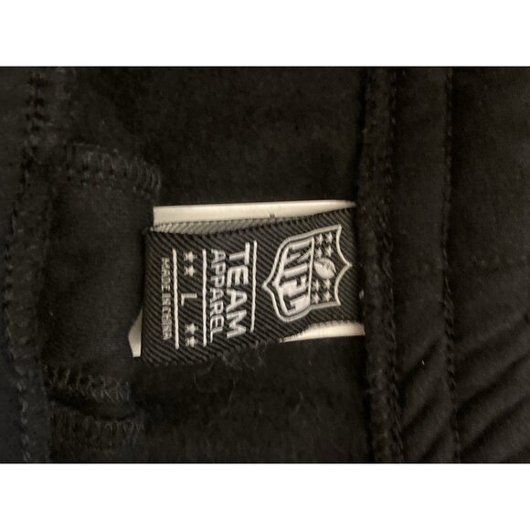 Baltimore Ravens Logo NFL Apparel Purple Stripe Black Mens Sweatpant Jogger Sz L - Picture 6 of 10